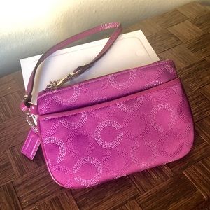 Coach Wristlet - Purple